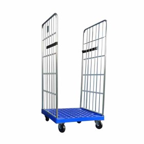 L2G - Rollcontainer avec socle plastique 2 ridelles zinguées démontables