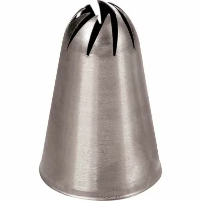 L2G - Douille inox fleur fermee 8mm 9 dents