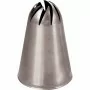 L2G - Douille inox fleur fermee 8mm 9 dents
