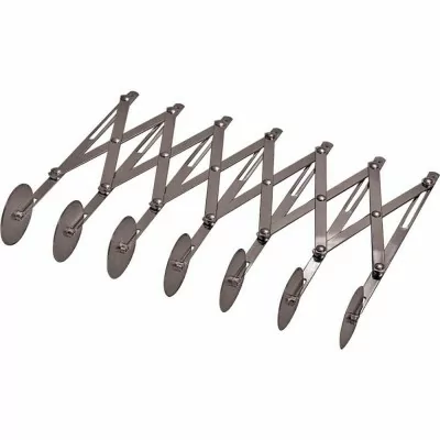 L2G - Rouleau extensible inox avec 7 roulettes 