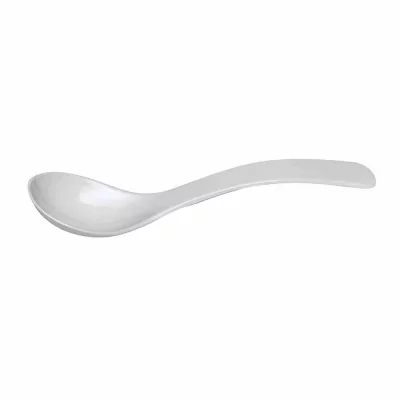 L2G - Cuillère à salade melamine blanche L. 235 mm