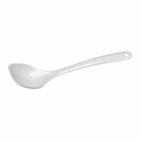 L2G - Cuillère à salade melamine blanche L. 305 mm
