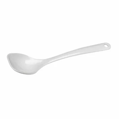 L2G - Cuillère à salade melamine blanche L. 305 mm