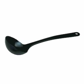 L2G - Cuillère à soupe melamine noire L. 300 mm