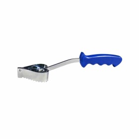 L2G - Écailleur double à poisson manche bleu longueur 17cm