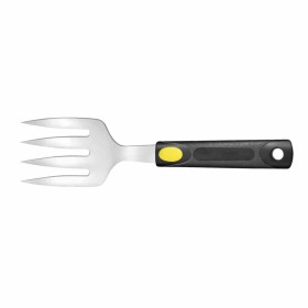 L2G - Fourchette traiteur inox 4 dents à choucroute manche ABS noir