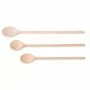 L2G - Paquet de 3 pièces cuillères en bois L. 300 L. 350 L. 400mm