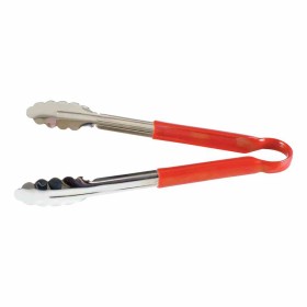 L2G - Pince du chef inox manche rouge 