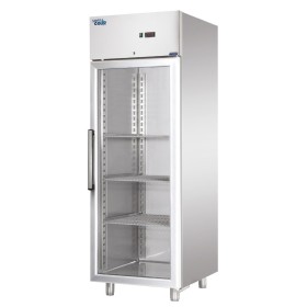 SOFRACOLD - Armoire vitrée GN 2/1 inox positive - 549 L