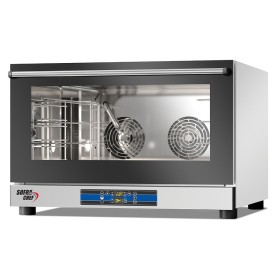 SOFRACA - Four à convection avec humidificateur - Commandes digitales - 4 niveaux 600 x 400 et GN 1/1 - 400 V
