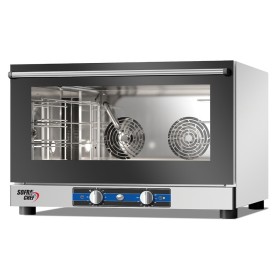 SOFRACA - Four à convection avec humidificateur - Commandes mécaniques - 4 niveaux 600 x 400 et GN 1/1 - 400 V