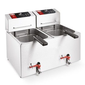 SOFRACA - Friteuse de table électrique - 2 cuves - 7,2KW