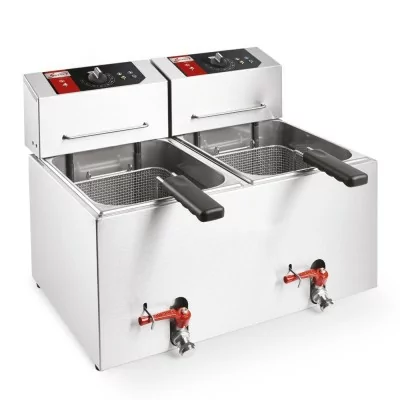 SOFRACA - Friteuse de table électrique - 2 cuves - 9 kW