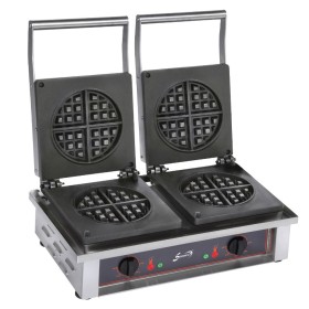 SOFRACA - Gaufrier forain électrique - Diamètre 185  mm - Double - 230 V