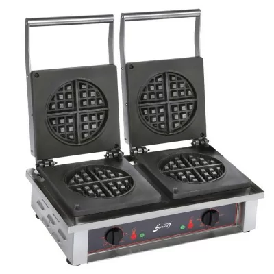SOFRACA - Gaufrier forain électrique - Diamètre 185  mm - Double - 230 V