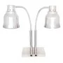 SOFRACA - Lampe chauffante sur pied - Chromée / Double