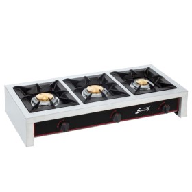 SOFRACA - Réchaud gaz - 3 feux - 21000 W