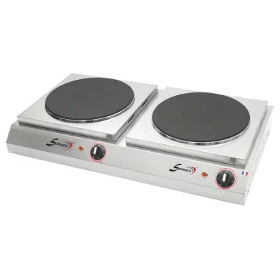 SOFRACA - Réchaud électrique - 2 plaques - Diamètre 220 mm - 230 V