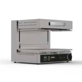 SOFRACA - Salamandre à plafond mobile avec détection des plats - 2 zones de chauffe - 380 V