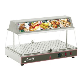 SOFRACA - Vitrine chauffante avec bloc lumineux - GN 1/1 - 1 niveau - 230 V