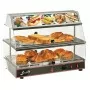 SOFRACA - Vitrine chauffante avec bloc lumineux - GN 1/1 - 2 niveaux - 230 V