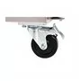 POLAR - Table réfrigérée positive 2 portes Série U avec dosseret 282L 