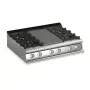 BARON - Plaque de cuisson - Top 4 feux vifs gaz + 1/2 plaque coup de feu - Gamme QUEEN 700