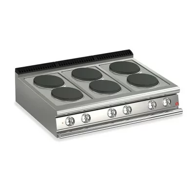 BARON - Plaque de cuisson - 6 plaques électriques - Gamme QUEEN 700
