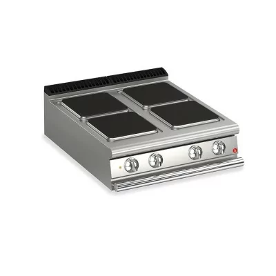 BARON - Plaque de cuisson - 4 plaques carrées électriques - Gamme QUEEN 700