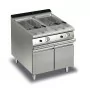 BARON - Friteuse gaz monobloc - 15 + 15 litres - Gamme QUEEN 700