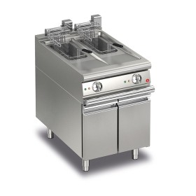 BARON - Friteuse électrique monobloc - 10 + 10 litres - Gamme QUEEN 700