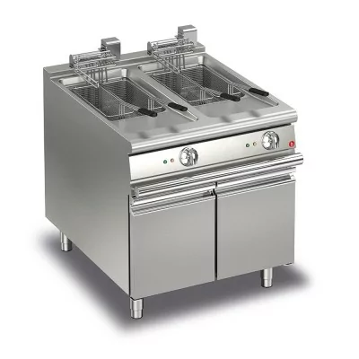 BARON - Friteuse électrique monobloc - 15 + 15 litres - Gamme QUEEN 700