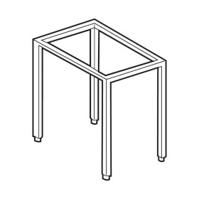 BARON - Piètement 600x535x580 mm