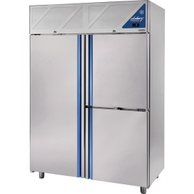 DALMEC - Armoire à viandes -2/+10°C - GN 2/1 - 1 porte pleine + 2 portillons - 1400 L