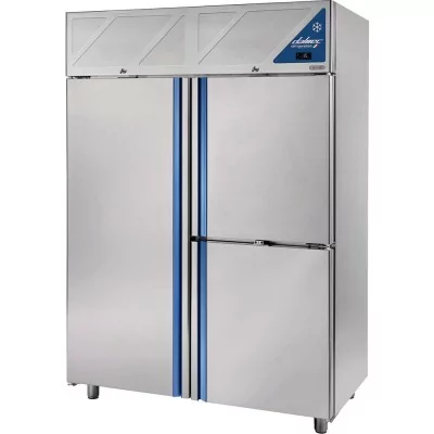 DALMEC - Armoire à viandes -2/+10°C - GN 2/1 - 1 porte pleine + 2 portillons - 1400 L