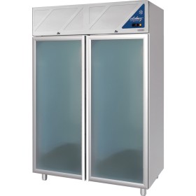 DALMEC - Armoire à viandes -2/+10°C - GN 2/1 - 2 portes vitrées - 1400 L