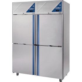DALMEC - Armoire réfrigérée 0/+10 / -18/-22 - 4 portillons - 1400 L - Avec groupe logé