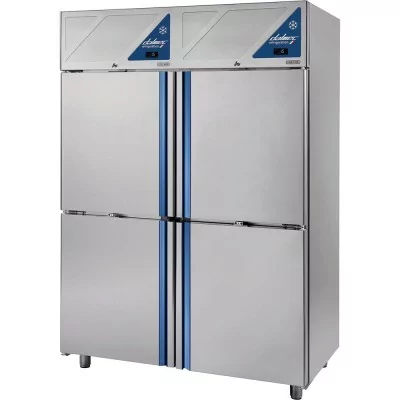 DALMEC - Armoire réfrigérée 0/+10 / -18/-22 - 4 portillons - 1400 L - Avec groupe logé