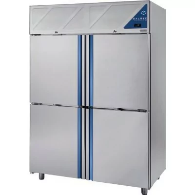 DALMEC - Armoire réfrigérée bi-température -18/-22 / -18/-22 - 4 portillons - 1400 L - Sans groupe logé