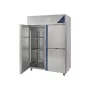 DALMEC - Armoire réfrigérée négative -18/-22°C - 1 porte pleine + 2 portillons - 1200 L - Avec groupe logé