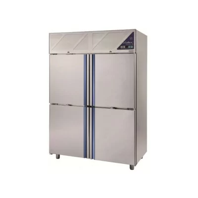 DALMEC - Armoire réfrigérée négative -18/-22°C - 4 portillons - 1200 L - Avec groupe logé
