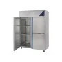 DALMEC - Armoire réfrigérée négative -18/-22°C - 1 porte pleine + 2 portillons - 1400 L - Avec groupe logé