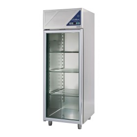 DALMEC - Armoire réfrigérée négative -18/-22°C - 1 porte vitrée - 600 L - Avec groupe logé