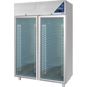 DALMEC - Armoire pâtissière négative -18/-22°C - 1400 L - 600 x 400 - 2 portes vitrées