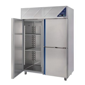 DALMEC - Armoire réfrigérée positive -2/+10°C - 1 porte pleine + 2 portillons - 1200 L - Avec groupe logé