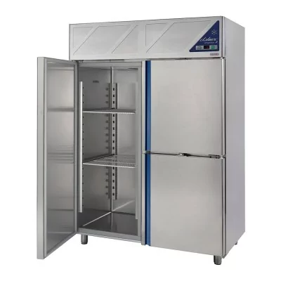 DALMEC - Armoire réfrigérée positive 0/+10°C - 1 porte pleine + 2 portillons - 1400 L - Sans groupe logé