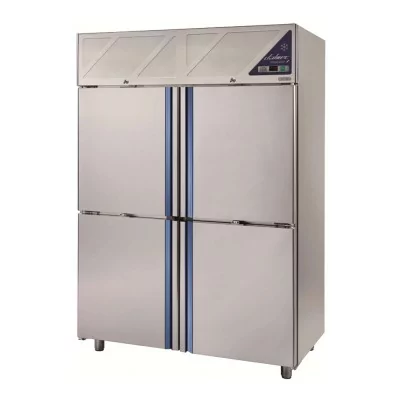 DALMEC - Armoire réfrigérée positive 0/+10°C - 1400 L - 4 portillons - Sans groupe logé
