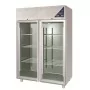 DALMEC - Armoire réfrigérée positive -2/+10°C - 2 portes vitrées - 1400 L - Avec groupe logé