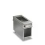 BARON - Bain-marie électrique sur placard ouvert - 1 bac GN 1/3 + 1 bac GN 1/1 - Gamme 1100