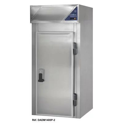DALMEC - Armoire démontable positive 0/+10°C - 1400 L - 1 porte pleine - 1000 x 1000 - Tôle peinte en blanc